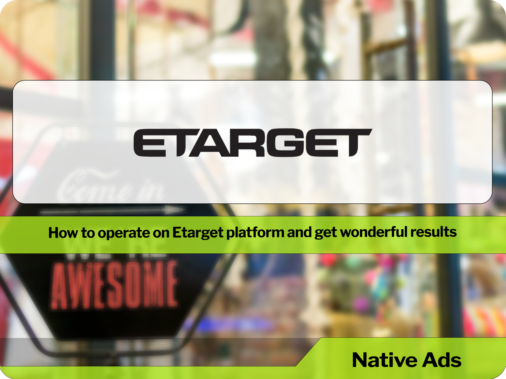 Advertise on unique network in CEE – Etarget