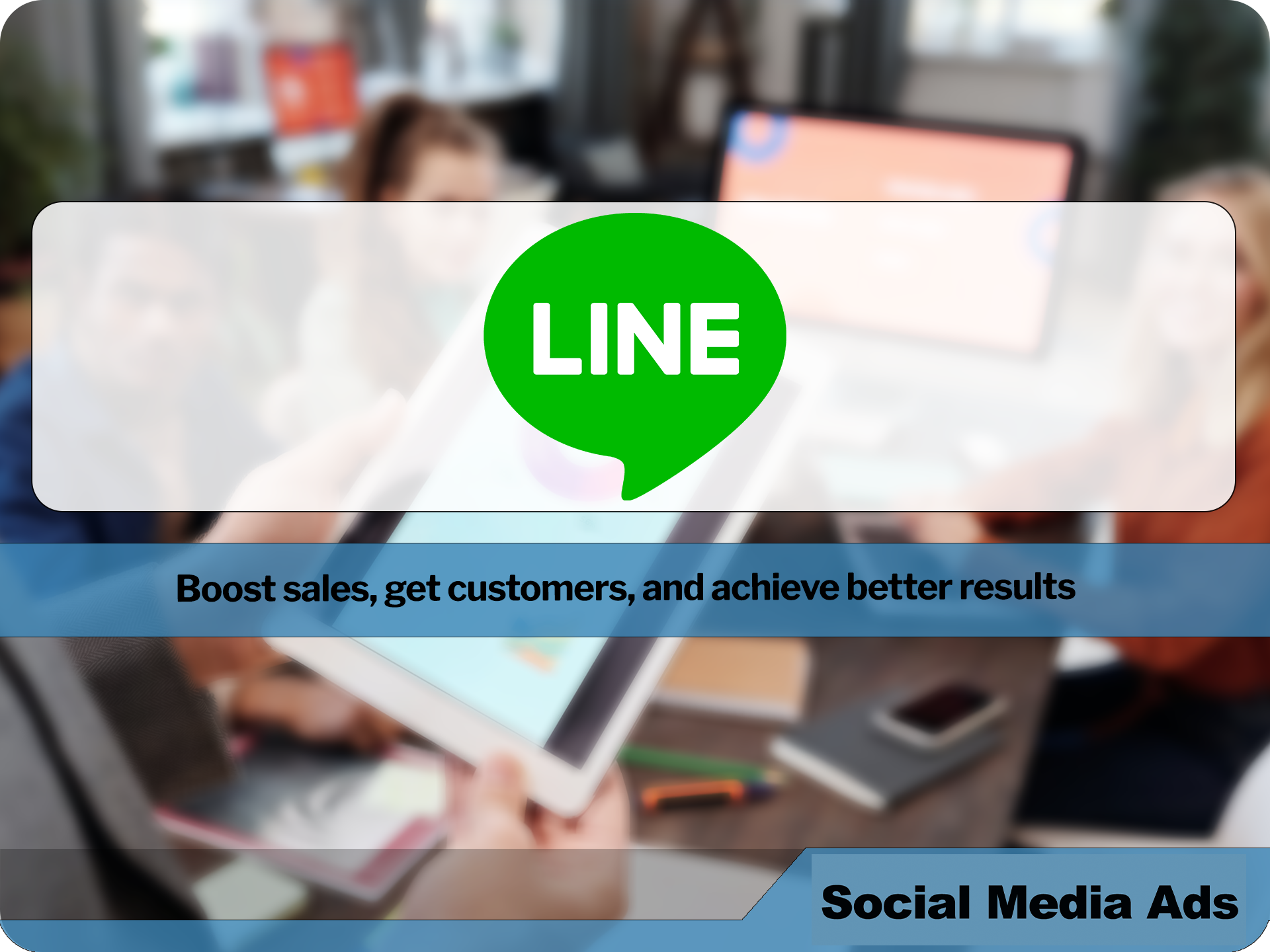 Go on LINE. 4 features of LINE advertising
