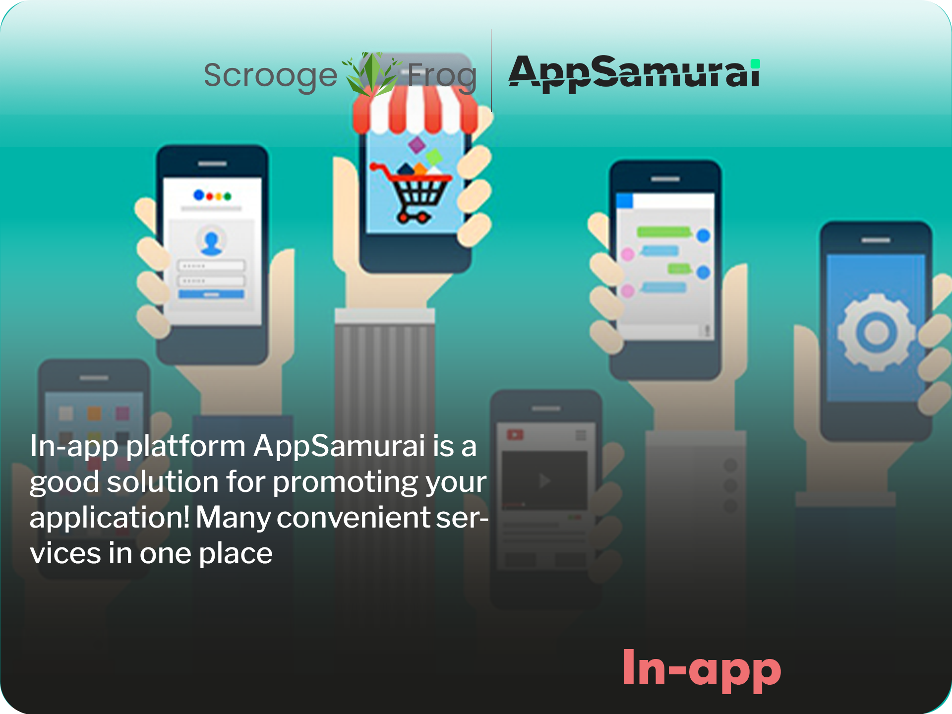 In-app platform AppSamurai is a good solution for promoting your application! Many convenient services in one place