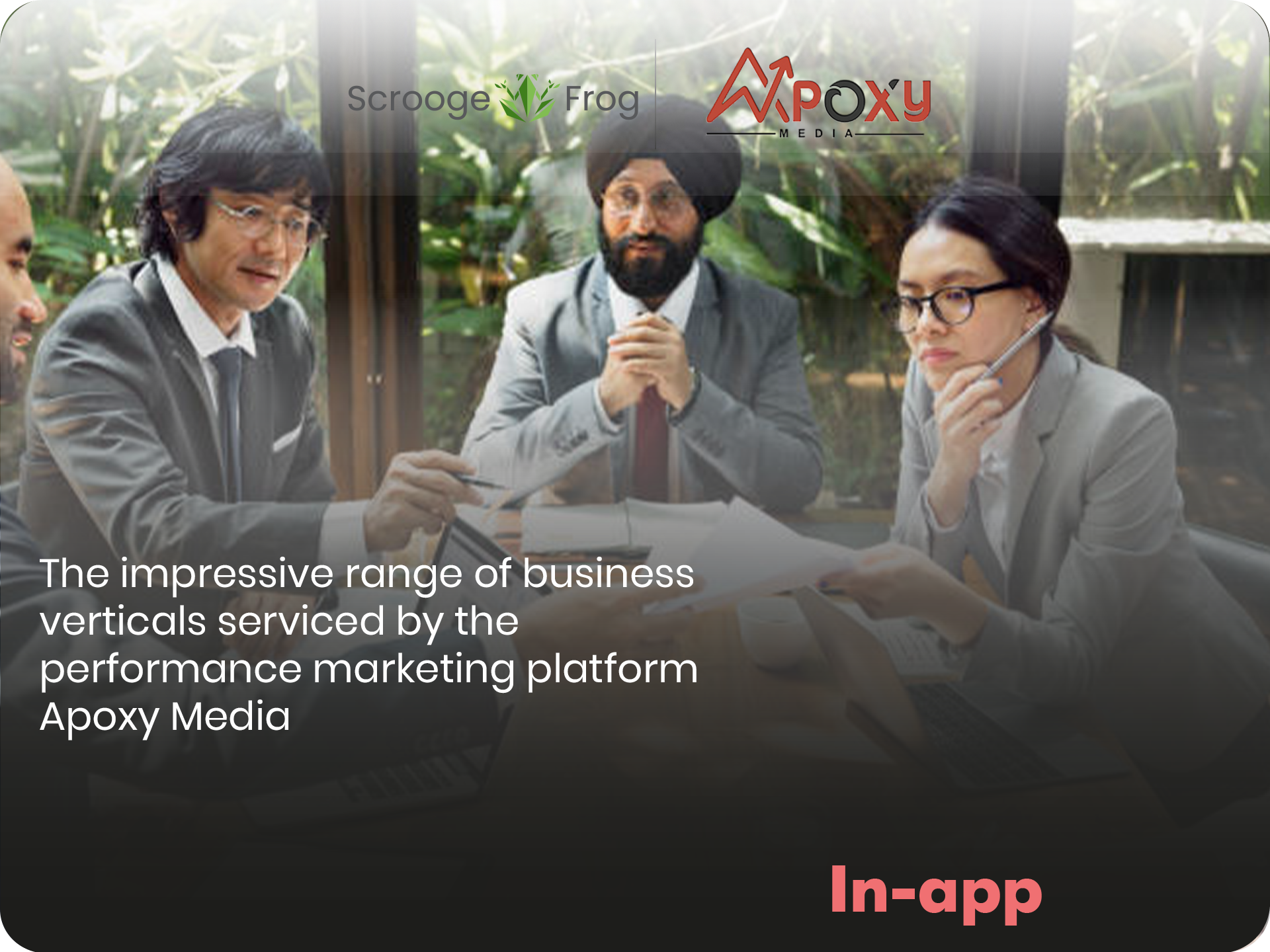 The large number of verticals with which the performance marketing platform Apoxy Media works is impressive