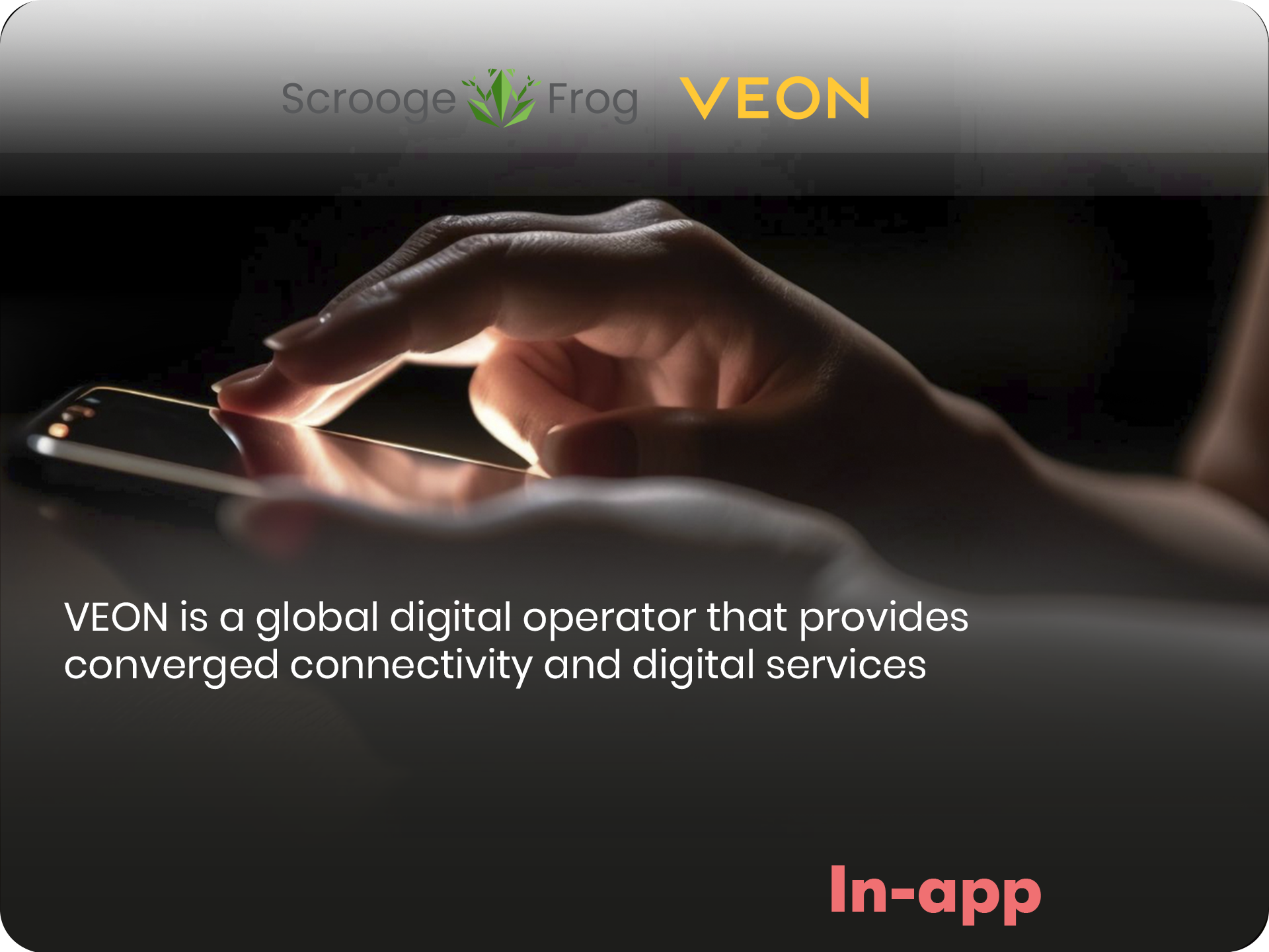 VEON is a global digital operator that provides converged connectivity and digital services