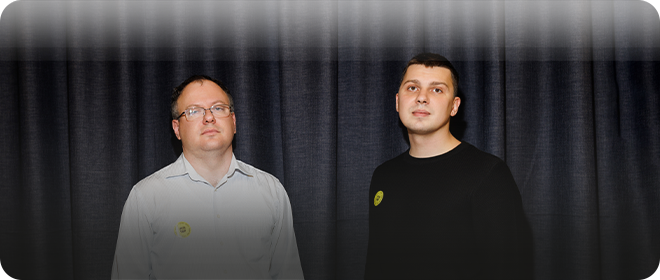 CEO, Kostia Novofastovskyi, and CTO, Maksym, shared the story behind ScroogeFrog’s AI Antifraud solution