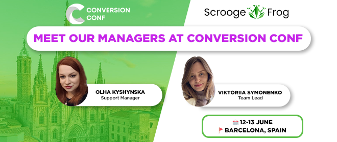 Meet ScroogeFrog at Conversion Conf Barcelona!