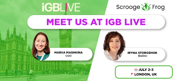ScroogeFrog is heading to iGB L!VE London!