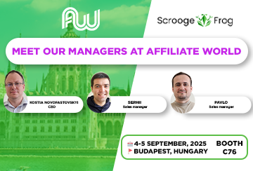 ScroogeFrog is heading to Affiliate World Europe in Hungary!