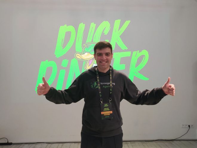ScroogeFrog at DuckDinner: Open Talks — Real Conversations, Real Connections