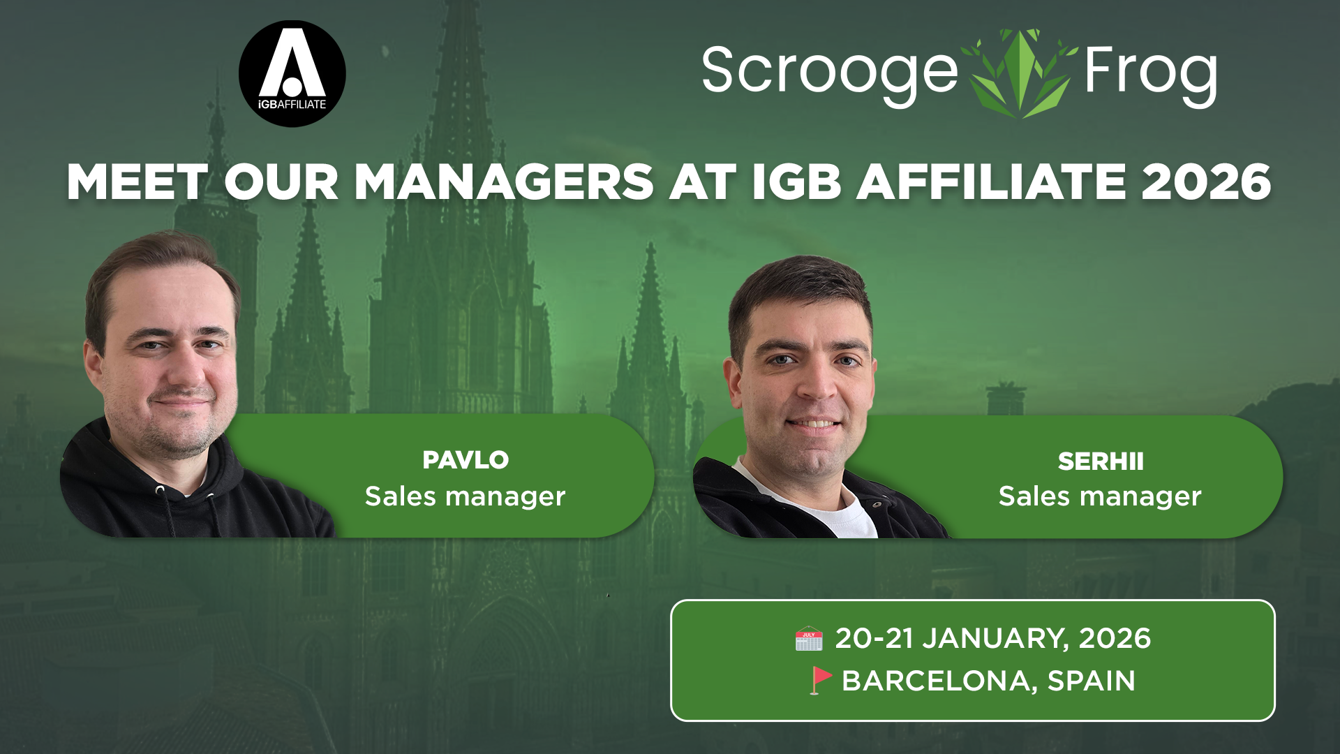 IGB Affiliate Barcelona in January? Count us in!