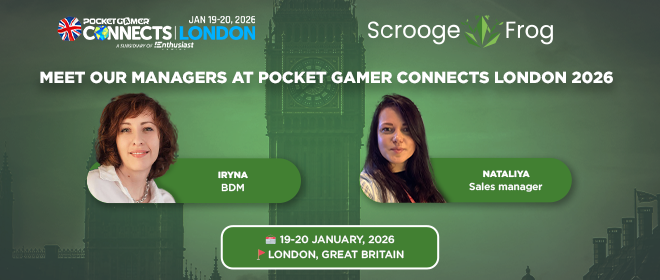 ScroogeFrog Is Joining The PGC London Conference 2026 – Meet Us At The Heart Of Gaming Industry