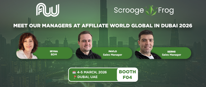 🐸ScroogeFrog at Affiliate World Global Dubai 2026!⚜️