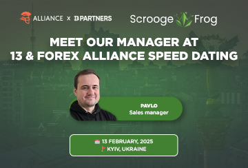 🐸Not just for dating as ScroogeFrog joins the major 13 & Forex Alliance Speed Dating in Kyiv!❤️
