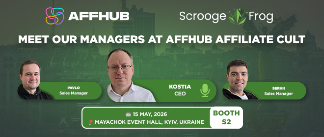 🐸 Back on home turf: ScroogeFrog at Affhub Affiliate Cult!