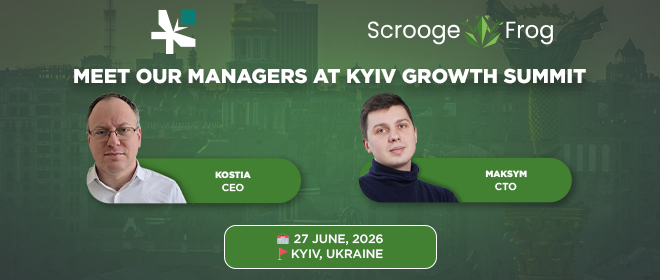 🐸No jet lag, just AdTech: ScroogeFrog is in Kyiv this Saturday!