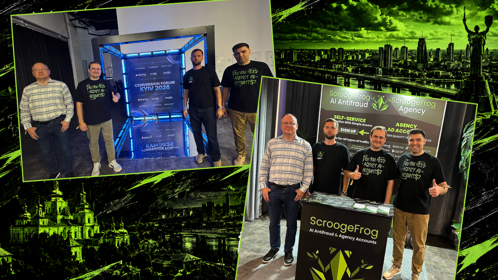 🐸 SCROOGEFROG SQUAD AT CONVERSION FORUM KYIV ⚡️