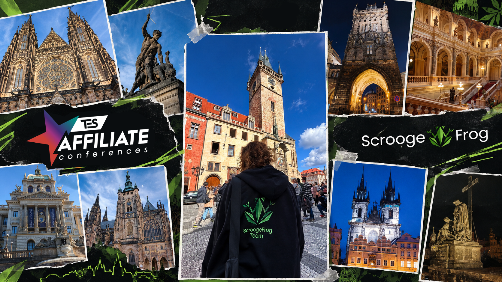 WHILE ANCIENT CLOCK TOWERS COUNTED THE CENTURIES, WE MADE THE MOST OF TES IN PRAGUE🏰